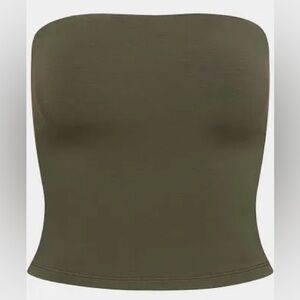 Aritzia Olive Green Women's Tube Top